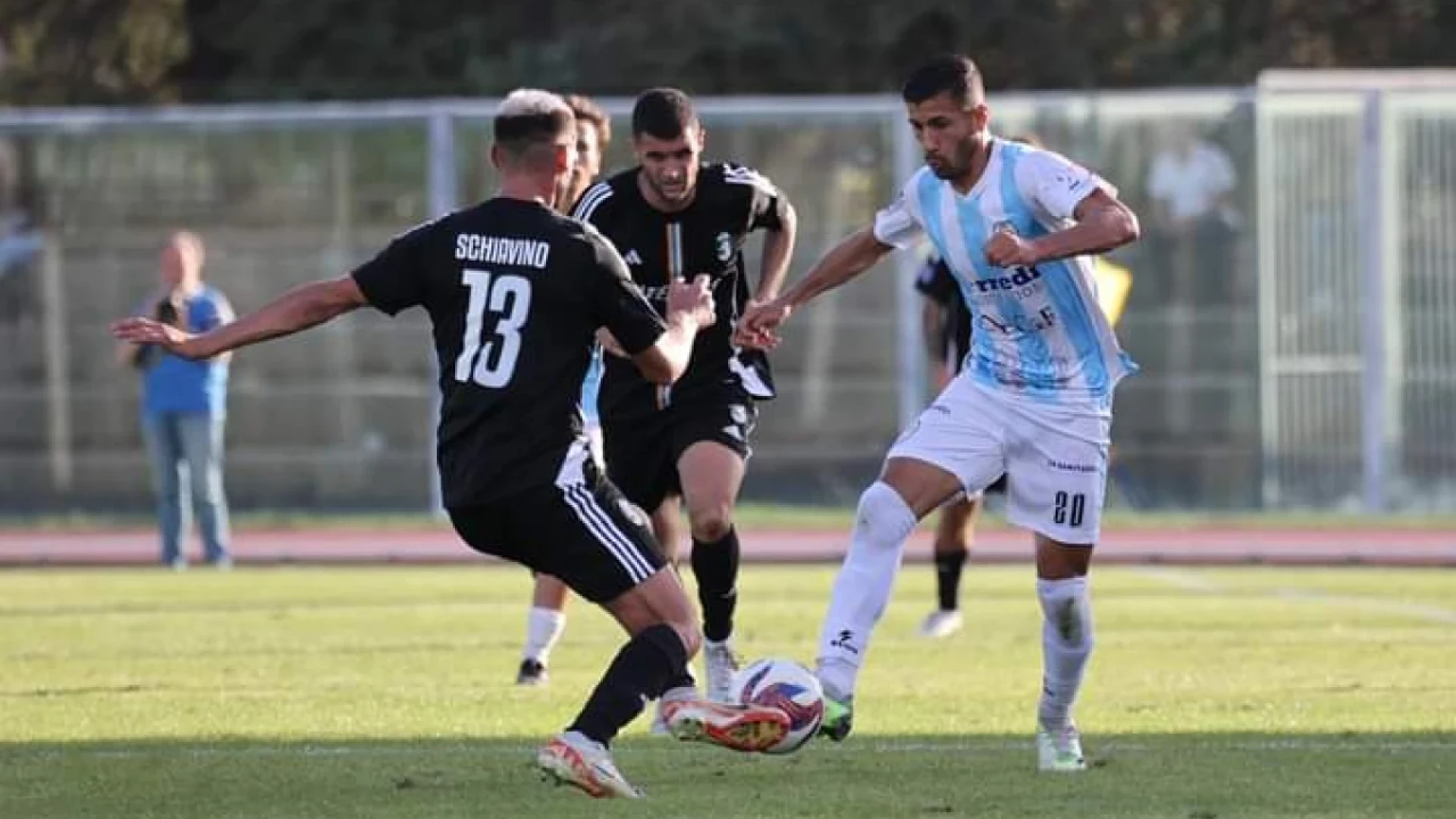 Il Citta' di Isernia si aggiudica il derby contro il Termoli. Decide De Filippo. Risultati e classifiche aggiornati dei campionati di Eccellenza, Promozione e Prima categoria girone A Molise.